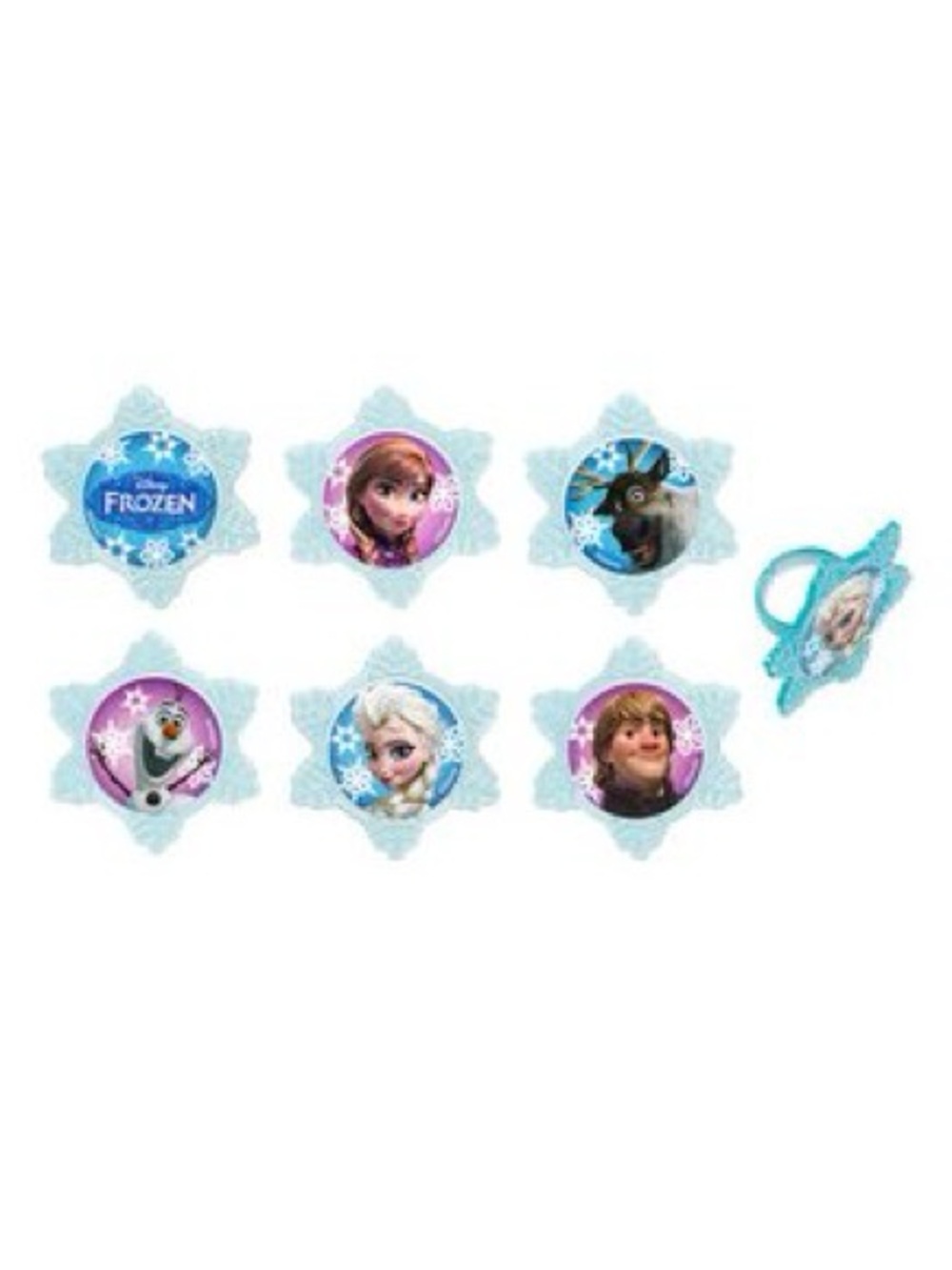 Disney’s Frozen Cupcake Rings